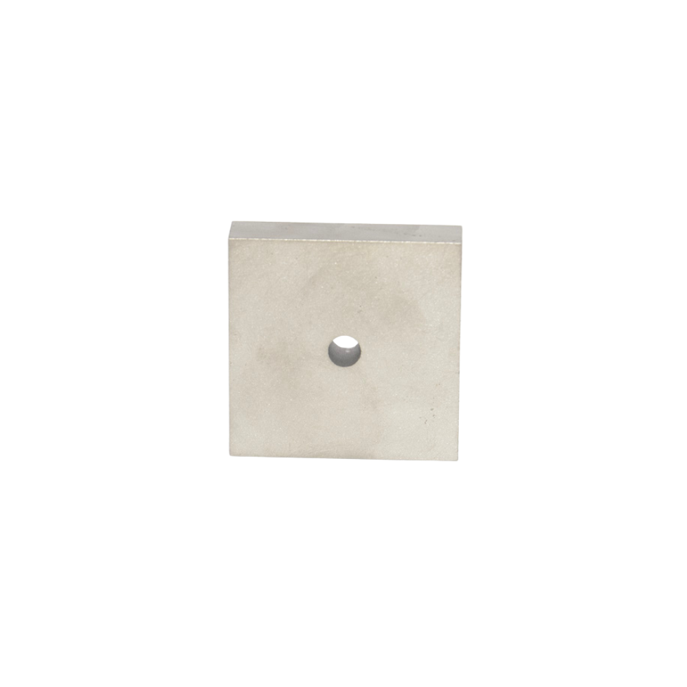 Samarium Cobalt Block Magnet – 50mm (W) x 50mm (L) x 12.5mm (H) with centre hole D7mm | S280 Grade (YXG28)
