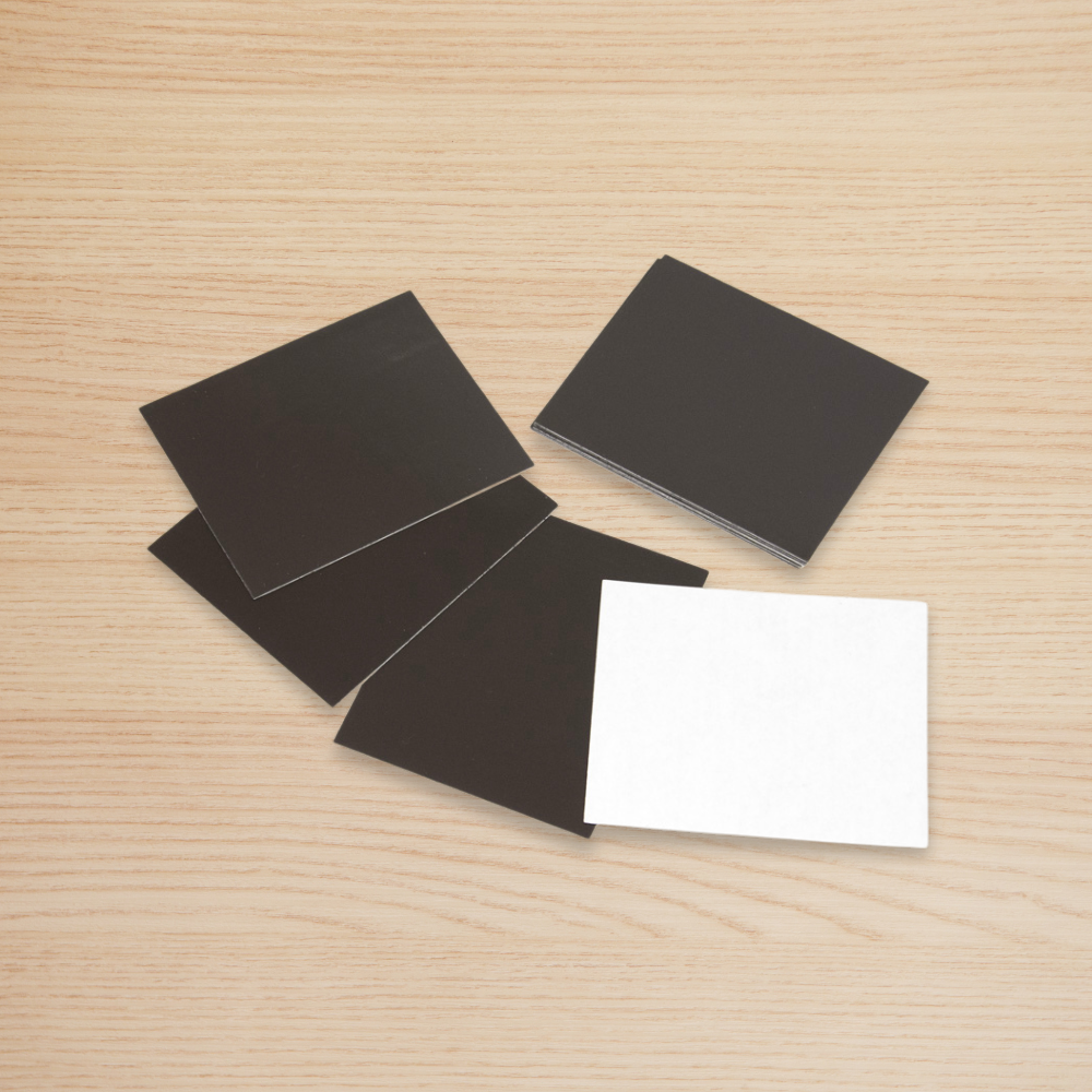 Self-Adhesive Business Card Magnets – 72mm x 64mm | 10 Pack
