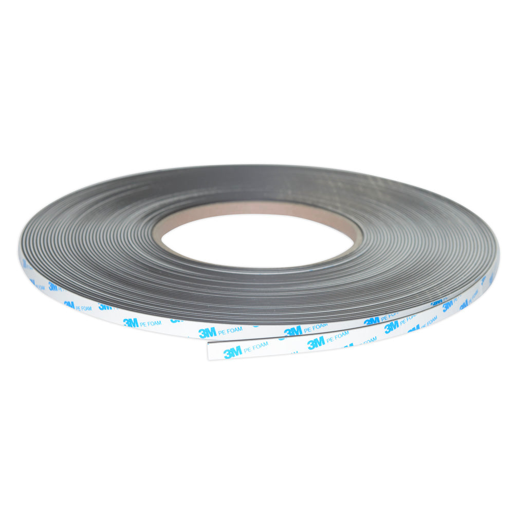 Magnafix Magnetic Tape with 3M White Foam Adhesive | 12.5mm x 1.5mm x 32m ROLL | PART A