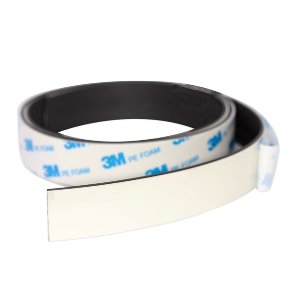 Magnafix Magnetic Tape with 3M White Foam Adhesive | 25mm x 1.5 mm x 32m ROLL | PART A