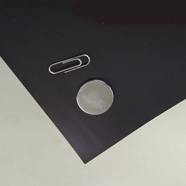 A3 Magnetic Sheet | 297mm (W) x 420mm (L) x 0.6mm (T) | White Gloss PVC