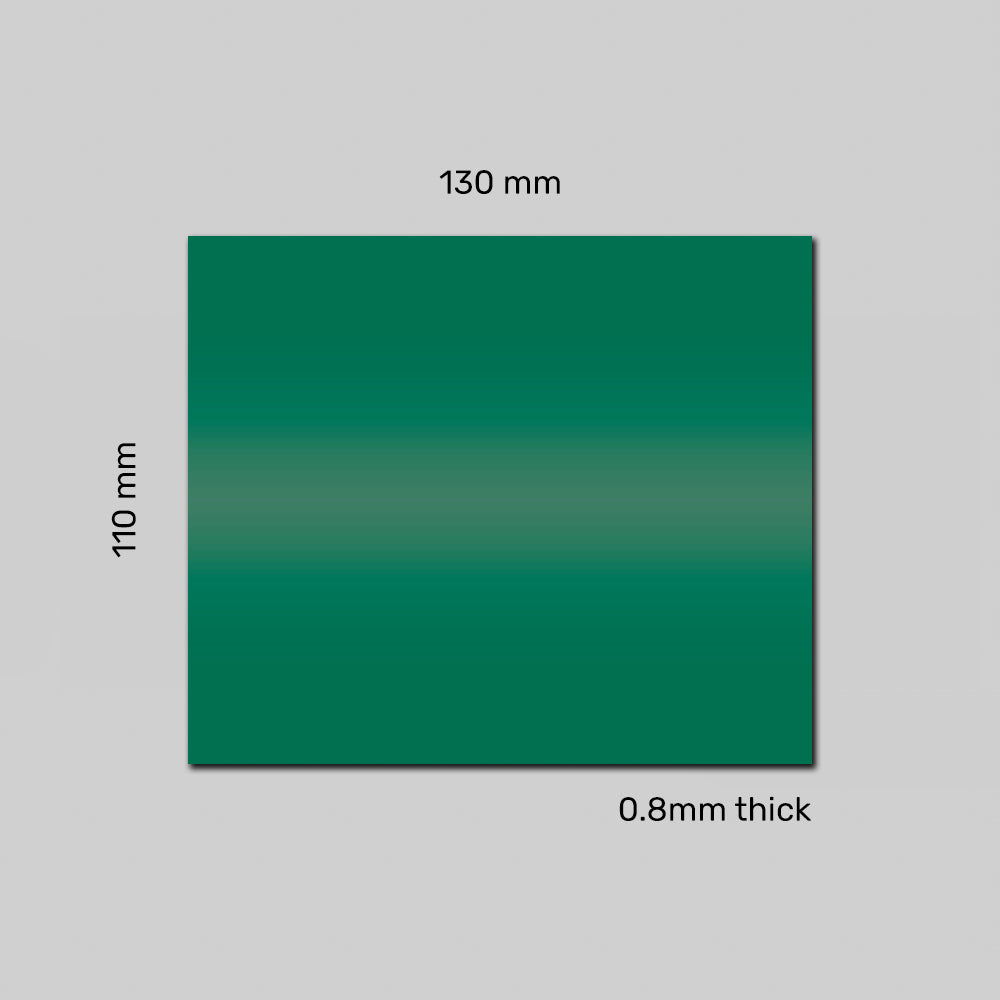 Green Magnetic Label – 130mm x 110mm x 0.8mm