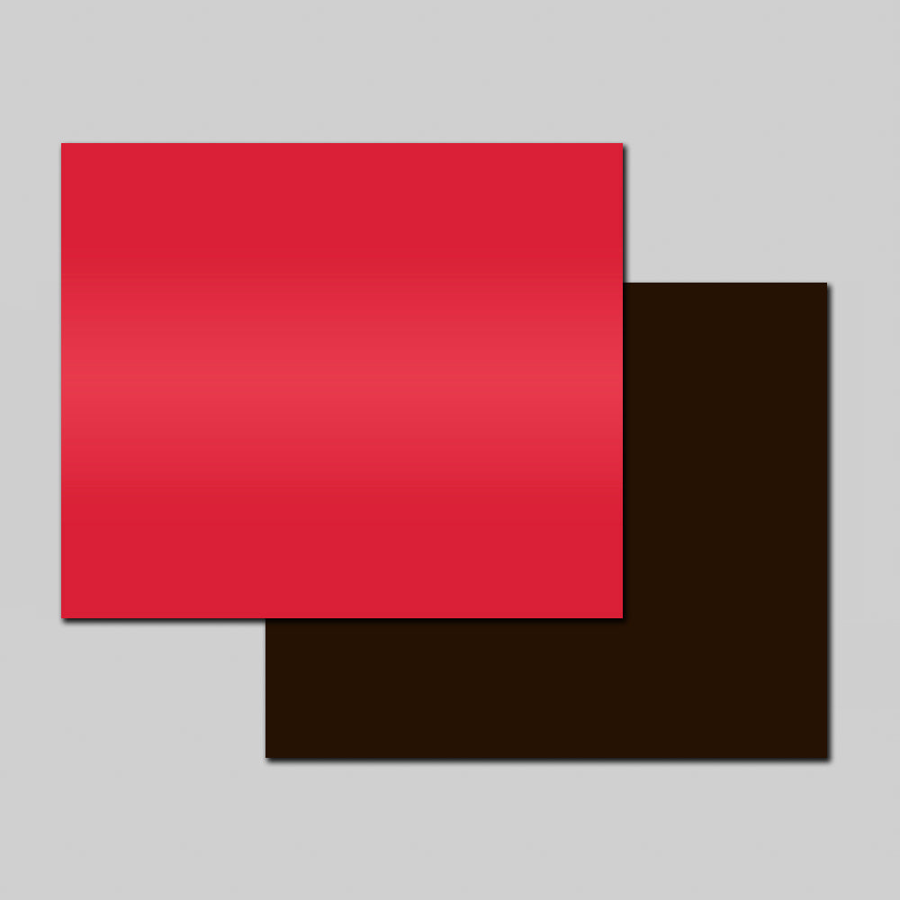 Red Magnetic Label – 130mm x 110mm x 0.8mm