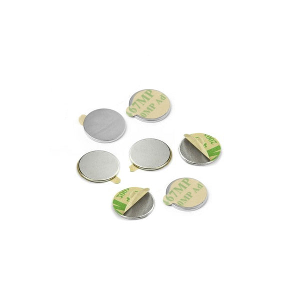 Self-Adhesive Neodymium Disc Magnet - 15mm x 1.5mm | N35 | Single Magnet ONLY