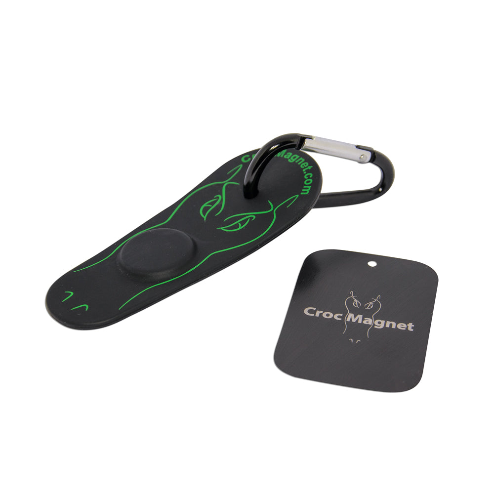 Croc Magnet – Rubber Coated Magnet with Carabiner Hook