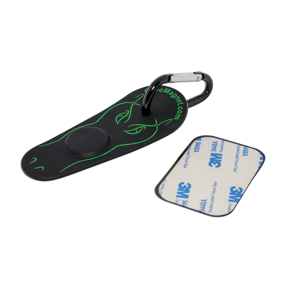 Croc Magnet – Rubber Coated Magnet with Carabiner Hook