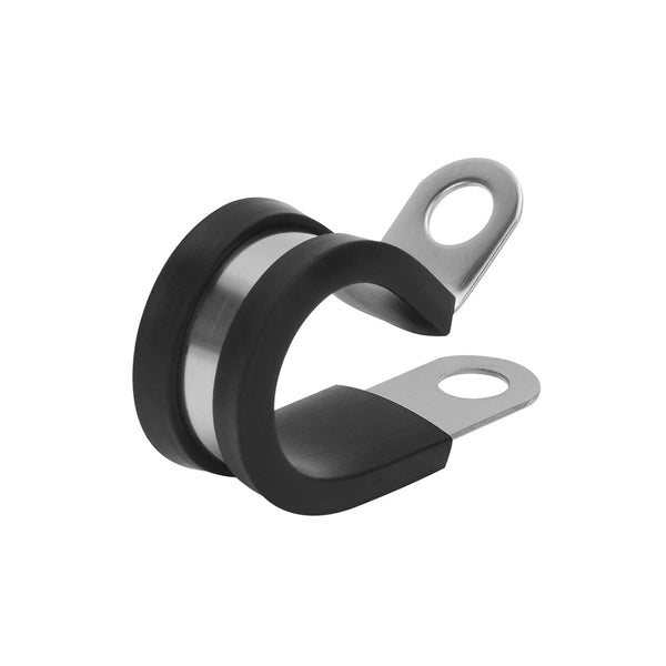 Hose Clamp P-Clip (Non Magnetic) | Rubber Lined | ID22mm dia.