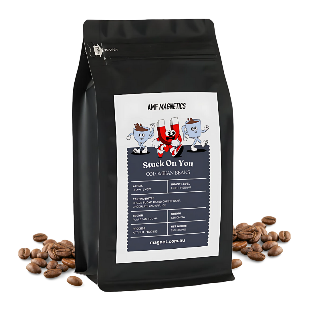 Limited Edition AMF Magnetics 'Stuck On You' Coffee Beans 250g