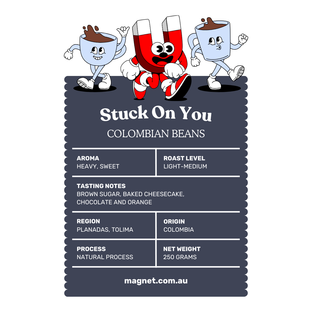 Limited Edition AMF Magnetics 'Stuck On You' Coffee Beans 250g