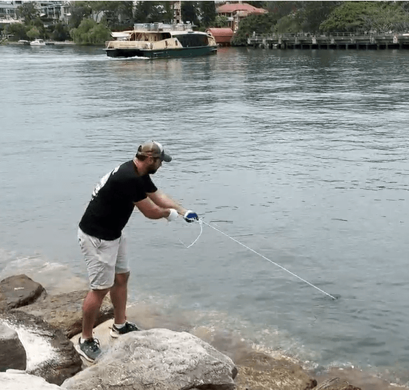 Neodymium Magnet Fishing Recovery Kit with M10 Threaded Eyelet - 75mm dia.