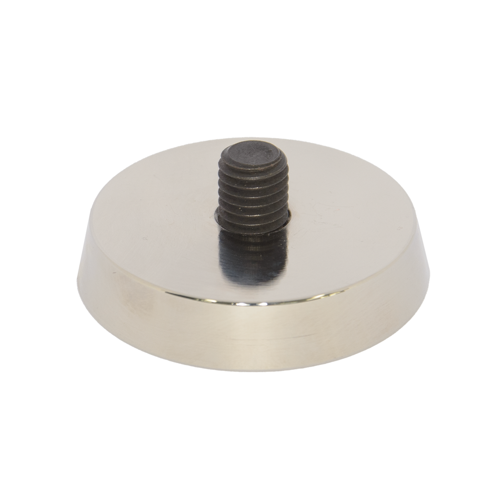 Neodymium Magnetic Fixing Plate – D55mm | M10 Thread x H25mm