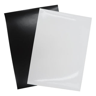 A3 Magnetic Sheet | 297mm (W) x 420mm (L) x 0.6mm (T) | White Gloss PVC