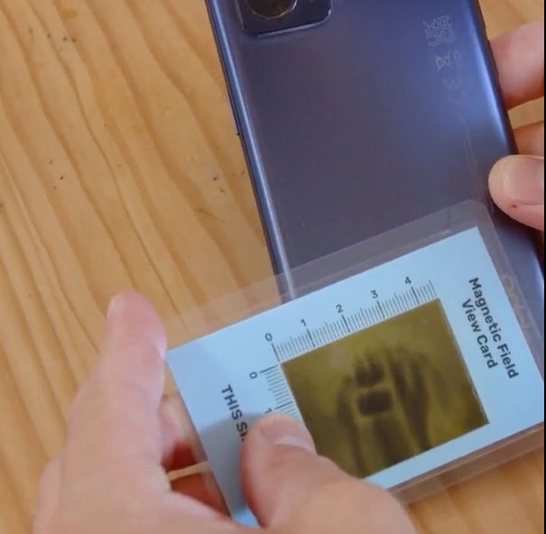 HD Visual Magnetic Field Viewer Card