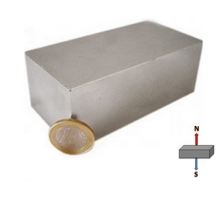 Neodymium Block Magnet - 76.2mm x 50.8mm x 50.8mm | N52