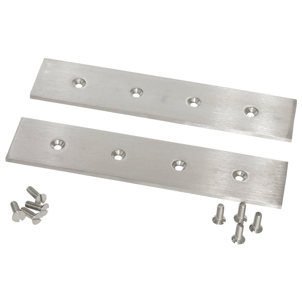 Rectangular Stainless Steel Bars for Grate Magnet Frame | 230mm x 50mm x 4.5mm | SOLD PER PAIR
