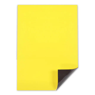 A4 Yellow Magnetic Sheet | 297mm x 210mm | 0.8mm thick