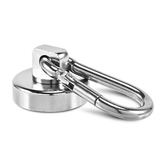 Magnetic Carabiner Hook - 30mm (D) x 50mm (L) x 5mm (H)