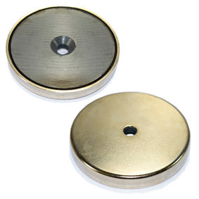 Ferrite Pot Magnet - 90mm x 20mm Countersunk