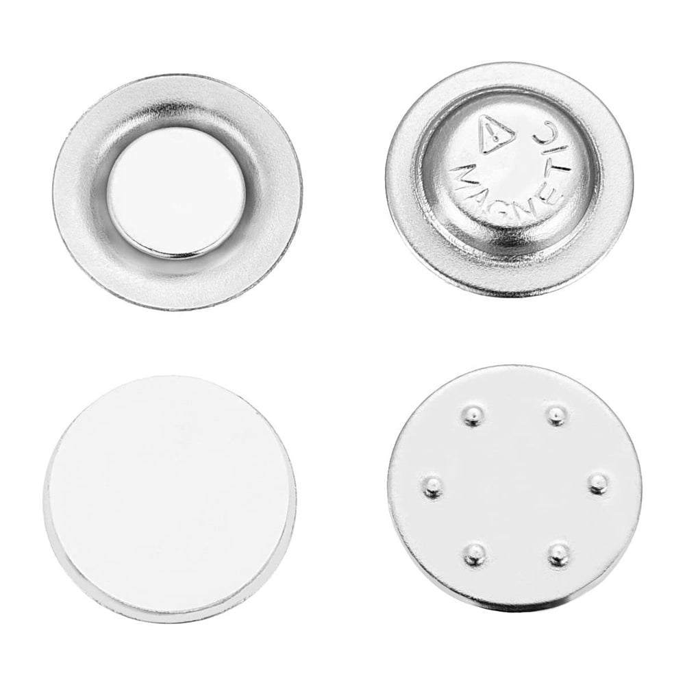 Magnetic Name Badge with 3M Self-Adhesive Foam | Round D13mm