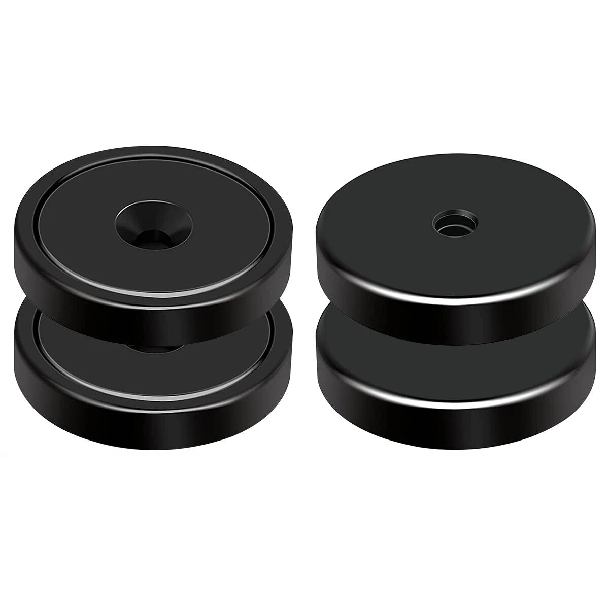 Neodymium Countersunk Pot Magnet with Black Epoxy Coating | D32mm x 8mm | Black Epoxy Coating | Rust Resistant