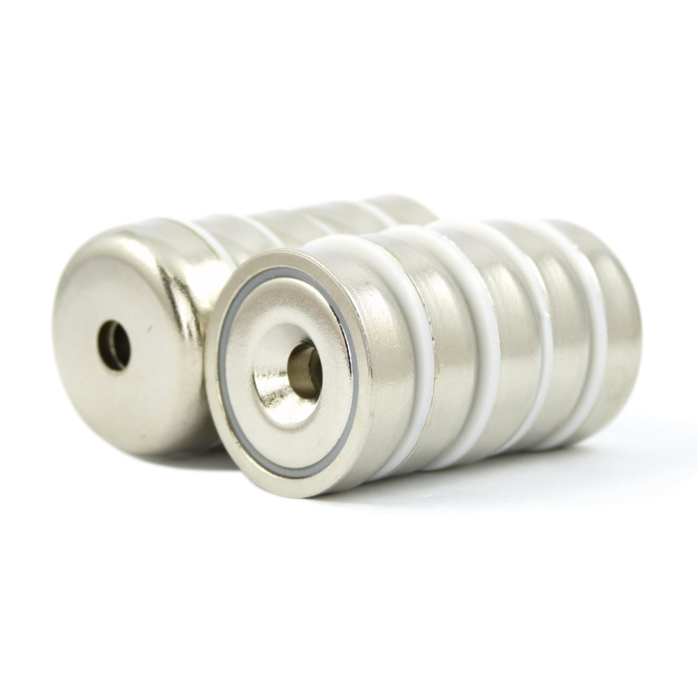 Neodymium Countersunk Pot Magnet - 48mm x 9.35mm (Slim Profile)
