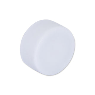 Neodymium White Button Magnet - 12.7mm x 6.35mm | Thermoplastic Rubber (TPR) Coated