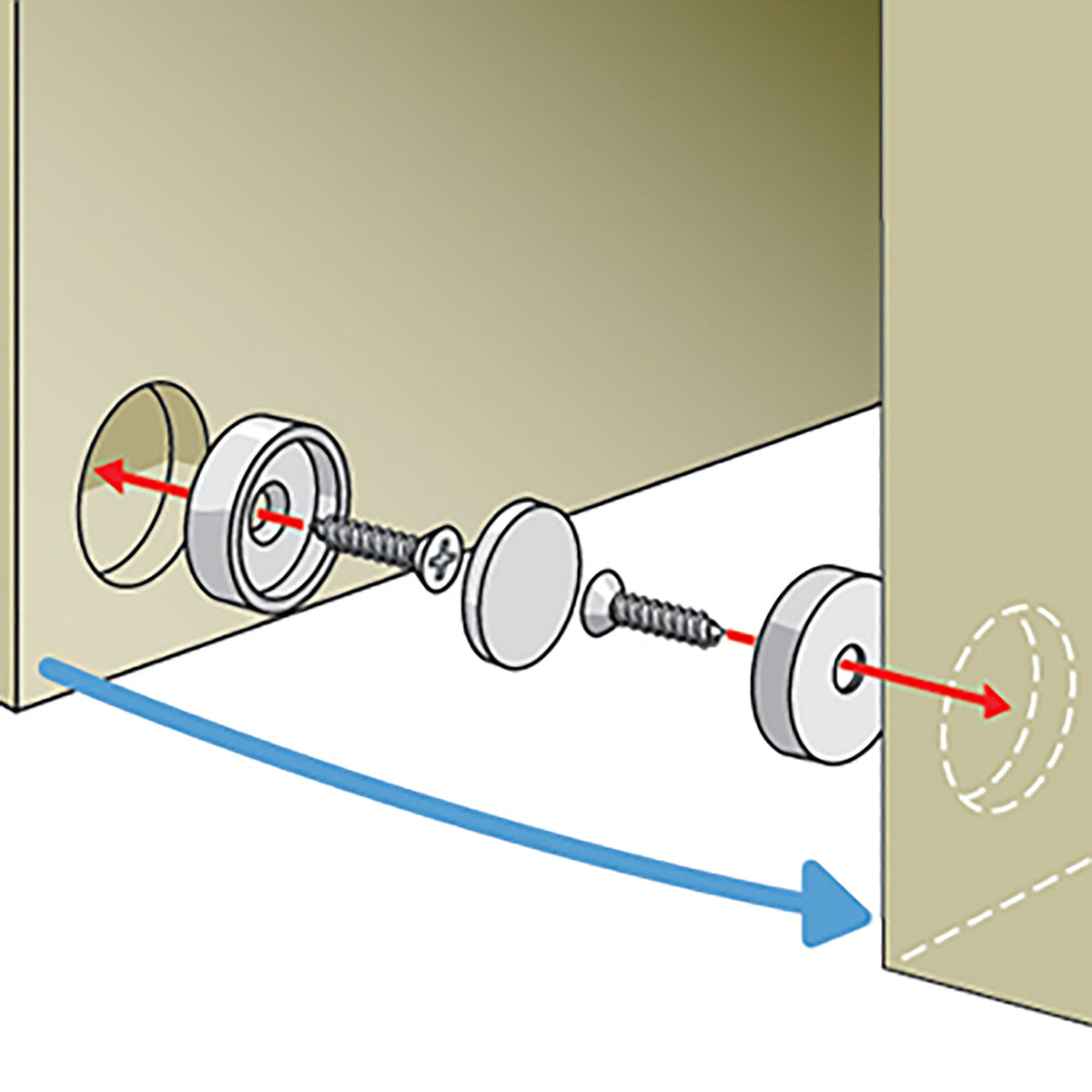 Neodymium Magnetic Latch Kit | Holding Strength 2.7kg