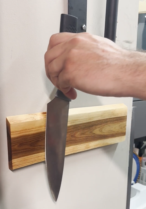 How To Make A Magnetic Knife Holder