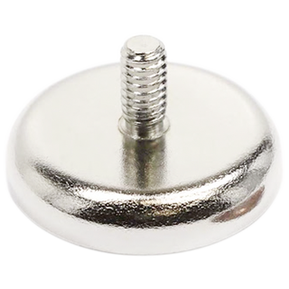 Neodymium Fishing Magnet with two M10 Threaded Eyelets - 75mm x 77mm –  Magnet UK