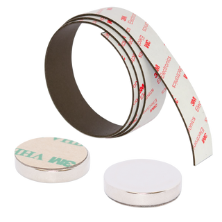 Tape Magnet Adhesive Strips Roll Dispenser Strip Flexible Self