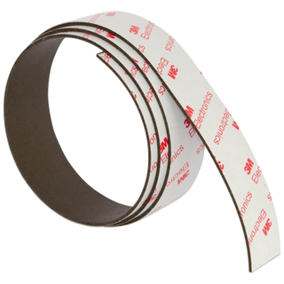 J.Burrows Magnetic Strips 25 x 300mm White 2 Pack