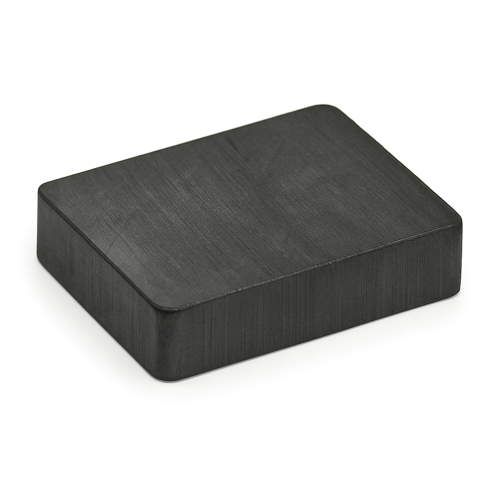 Ferrite Block Magnet - 25mm x 19mm x 4mm | Isotropic