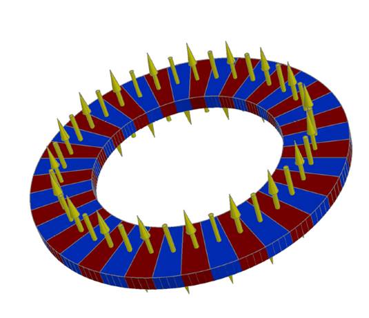 Halbach Array Magnets 150mm x 7mm k=2 (Disassembled) | Made To Order