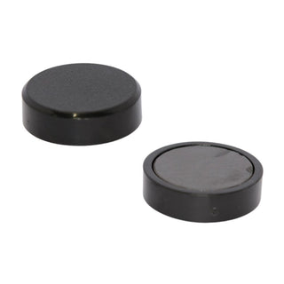 Ferrite Whiteboard Button Magnet 30mm x 7mm - Black