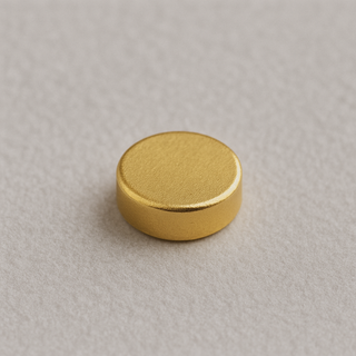 Neodymium Disc Magnet - 4.75mm x 1.5mm | Gold Coating