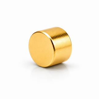 Neodymium Disc Magnet - 3mm x 2mm | Gold Coating