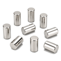 Neodymium Cylinder Magnet - 6.35mm x 12.7mm | N42 | Diametrically Magnetised