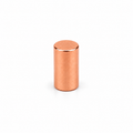 Neodymium Cylinder Magnet - 4mm x 10mm | N38 | Copper Coated