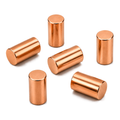 Neodymium Cylinder Magnet - 4mm x 10mm | N38 | Copper Coated