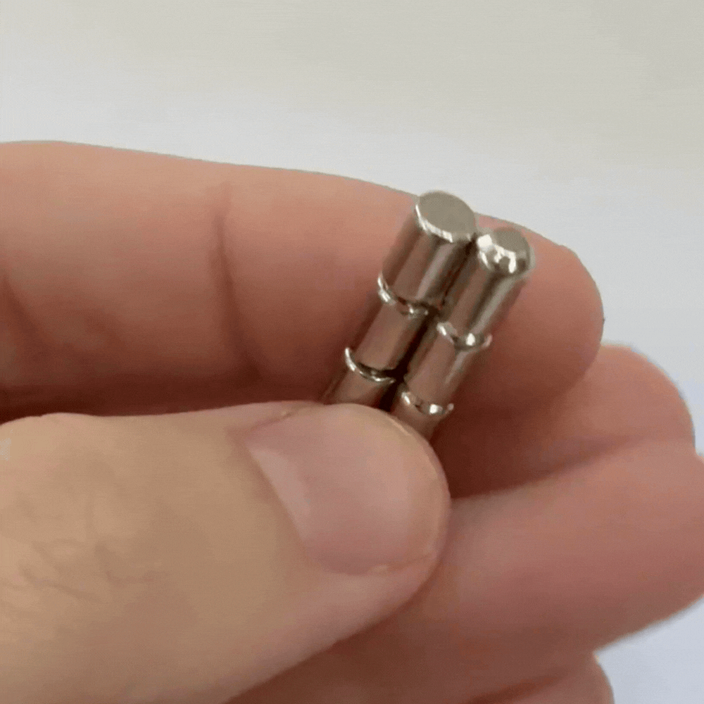 Neodymium Cylinder Magnet - 4mm x 6.5mm | N35 | 30° Tapered North End