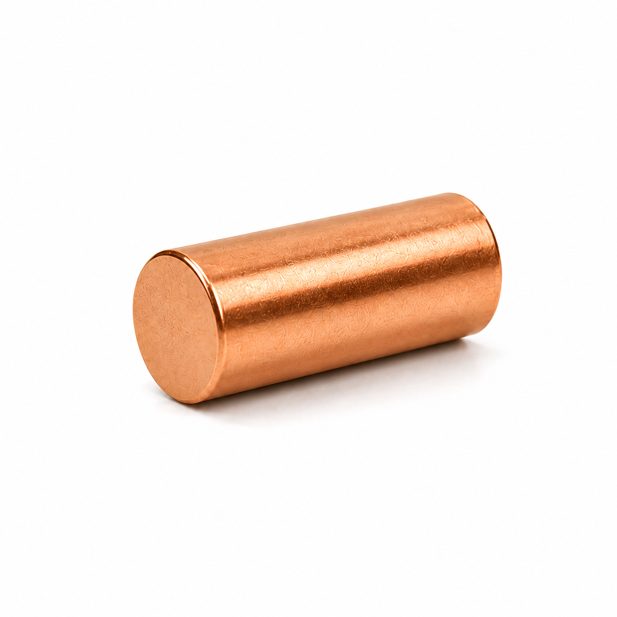 Neodymium Cylinder Magnet - 3mm x 10mm | N38 | Copper Coated