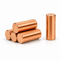 Neodymium Cylinder Magnet - 3mm x 10mm | N38 | Copper Coated