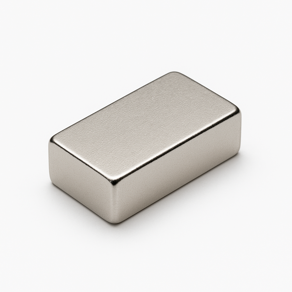 Neodymium Block Magnet - 25.4mm x 12.7mm x 6.35mm | N52