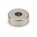 AMF Magnetics Neodymium Countersunk Ring Magnet – (OD) 18mm x (ID) 10.4/5.5mm x (H) 7mm N30SH High Temperature >150°C