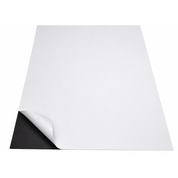 Self-Adhesive Flexible Steel Sheeting | Magnet Receptive Whiteboard | 1200mm (W) x 0.6mm (T) x 2000mm (L)