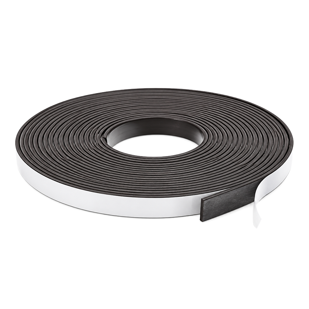Self-Adhesive Magnetic Tape - 12.5mm x 0.8mm | 30m ROLL