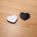 Self-Adhesive Heart Patch Magnet | 20mm x 2mm (0.8” x 0.08”)  | Sold Per Patch