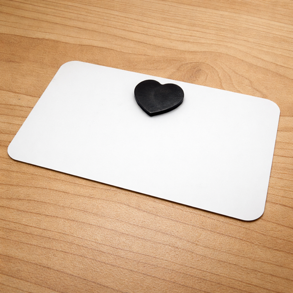 Self-Adhesive Heart Patch Magnet | 20mm x 2mm (0.8” x 0.08”)  | Sold Per Patch