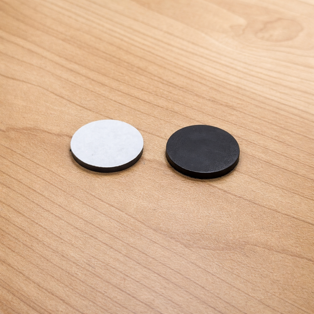 Self-Adhesive Round Patch Magnet | D20mm x 2mm (0.8” x 0.08”) | Sold Per Patch