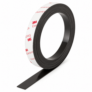 Self-Adhesive Magnetic Tape with 3M Adhesive | 20mm x 0.8mm x PER METRE | Supplied As Continuous Length